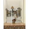 Carlson Pet Gate Extra Tall Walk Through With Small Pet Door White 74-99 x 104 cm