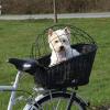 Trixie Stor Svart Cykelkorg för Hund 8 kg