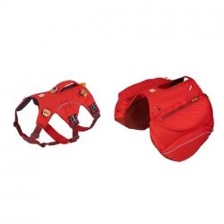 Ruffwear Palisades Klövjeväska Röd
