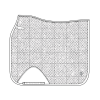Horse Guard Mesh Glitter Schabrak Vit
